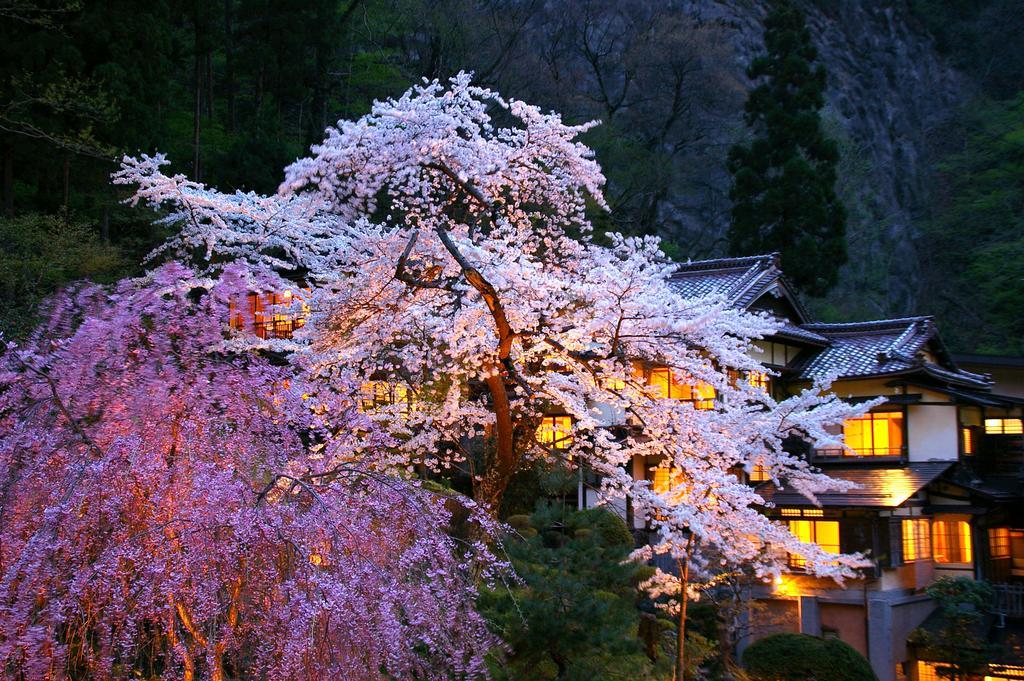 Mukaitaki Hotel Aizuwakamatsu Bagian luar foto