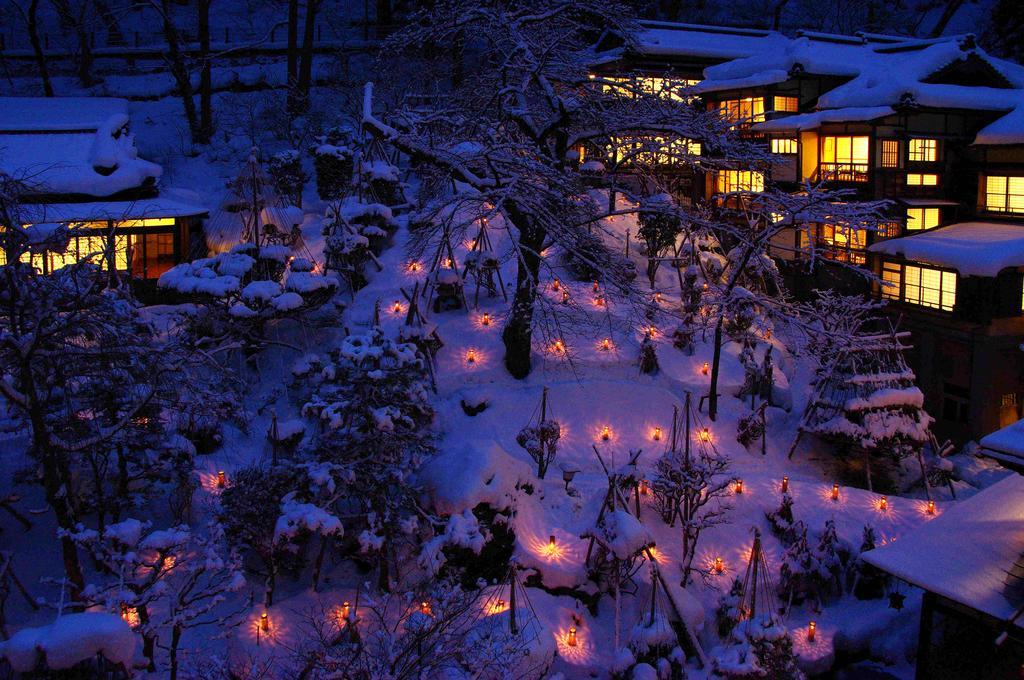 Mukaitaki Hotel Aizuwakamatsu Bagian luar foto