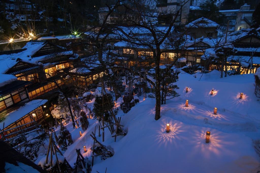 Mukaitaki Hotel Aizuwakamatsu Bagian luar foto