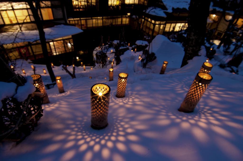 Mukaitaki Hotel Aizuwakamatsu Bagian luar foto